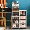【CL】26Q3#6651 Multi-layer drawer-type storage cabinet, dressing table, cosmetics organizing cabinet, simple and practical household storage cabinet full image